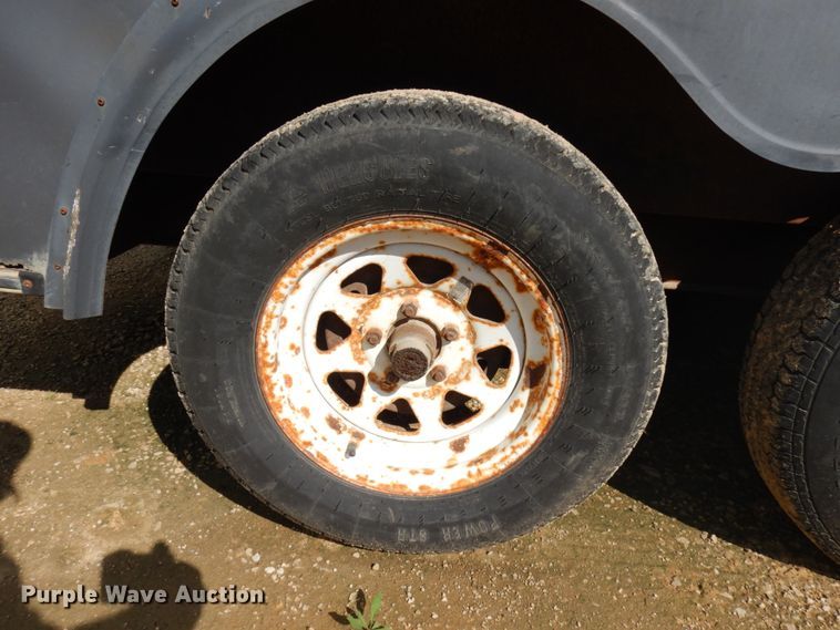 image for item KK9053 1995 United Express Line  enclosed cargo trailer