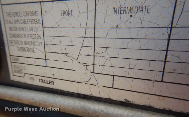 image for item KK9053 1995 United Express Line  enclosed cargo trailer