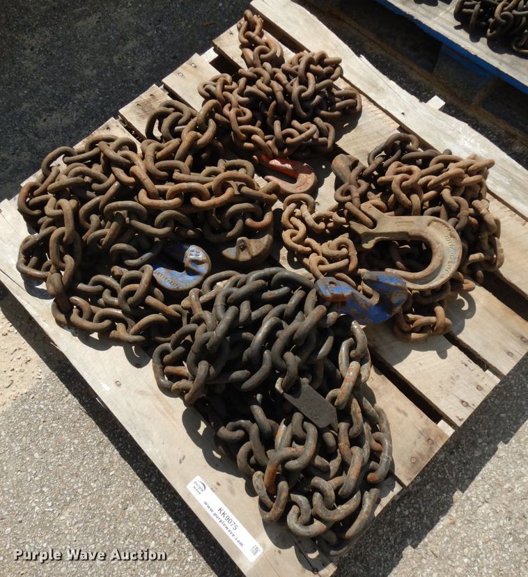 (4) chains in Rochester, MN Item KK9075 sold Purple Wave