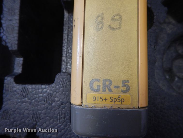 image for item KO9710 TopCon GR-5 global positioning system