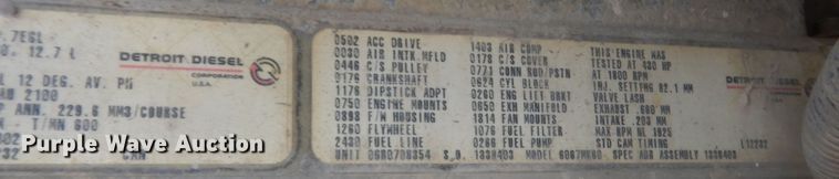 image for item DJ1910 2003 International 9100i  semi truck