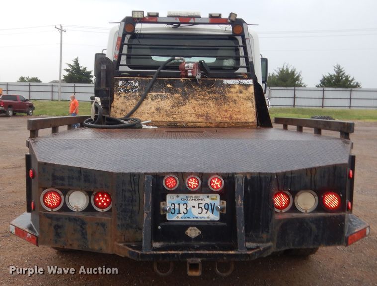 image for item DJ2231 2003 International 4300  Crew Cab flatbed truck