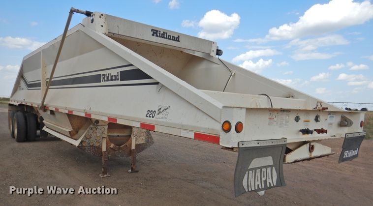image for item DK2454 2001 Midland MG40MC2000  bottom dump trailer
