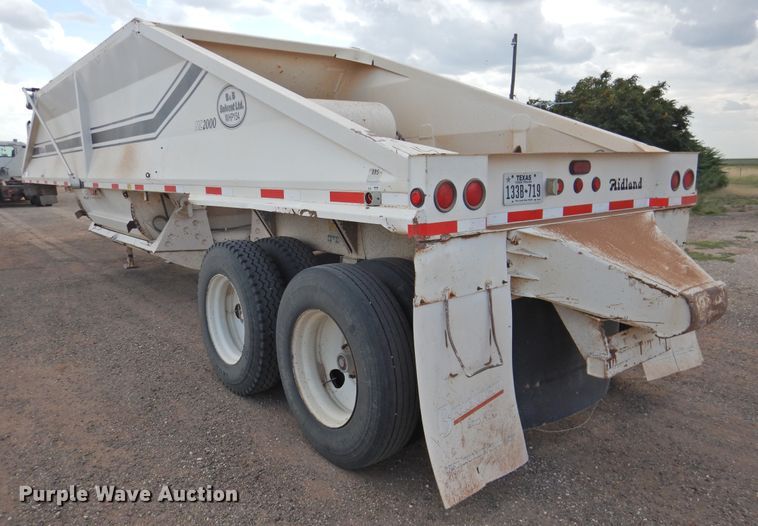 image for item DK2454 2001 Midland MG40MC2000  bottom dump trailer