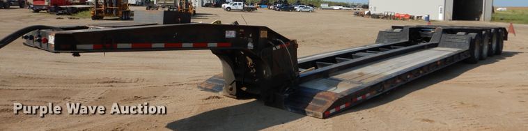 image for item DL6253 1997 Trail King  lowboy equipment trailer