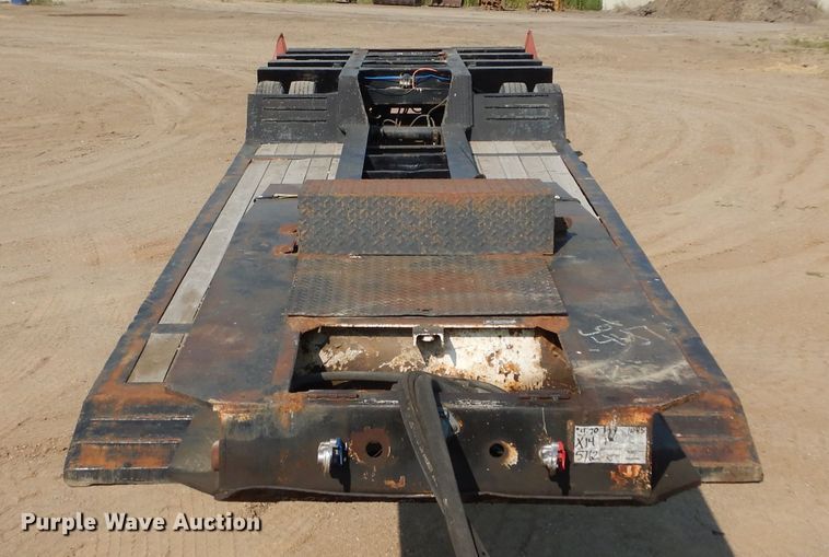 image for item DL6253 1997 Trail King  lowboy equipment trailer