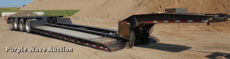 image for item DL6253 1997 Trail King  lowboy equipment trailer