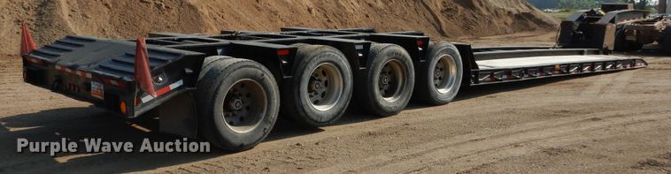 image for item DL6253 1997 Trail King  lowboy equipment trailer
