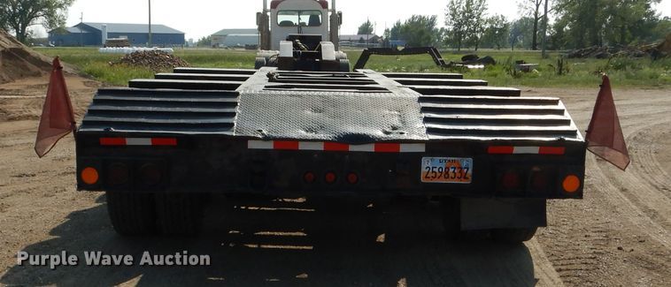 image for item DL6253 1997 Trail King  lowboy equipment trailer