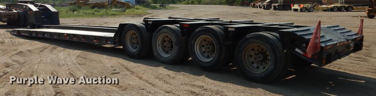 image for item DL6253 1997 Trail King  lowboy equipment trailer