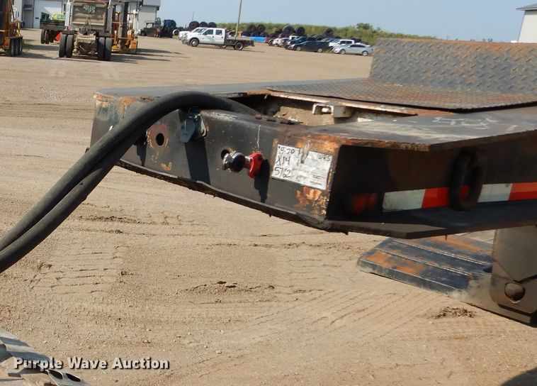 image for item DL6253 1997 Trail King  lowboy equipment trailer