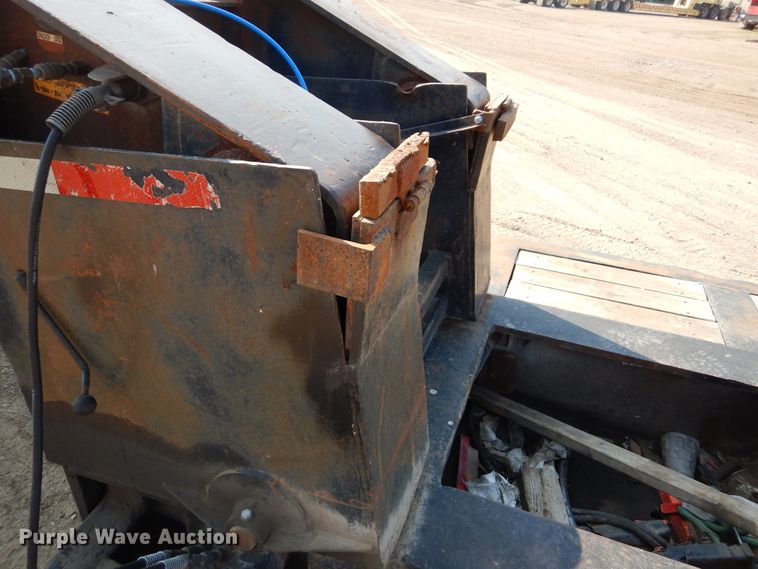 image for item DL6253 1997 Trail King  lowboy equipment trailer