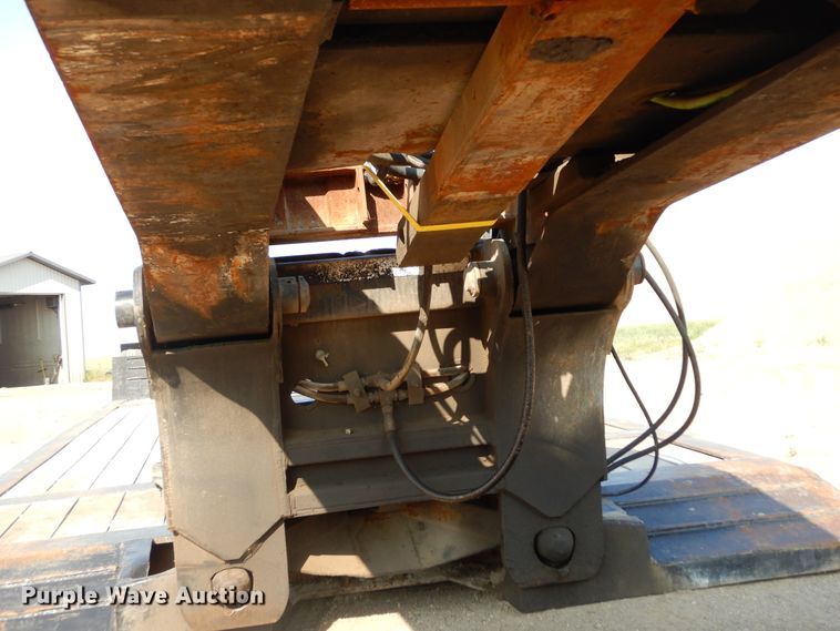 image for item DL6253 1997 Trail King  lowboy equipment trailer