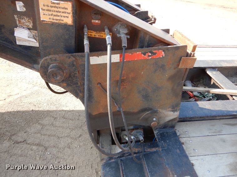 image for item DL6253 1997 Trail King  lowboy equipment trailer