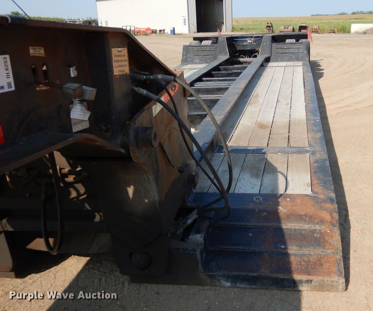 image for item DL6253 1997 Trail King  lowboy equipment trailer