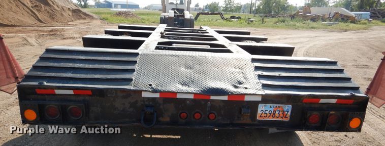 image for item DL6253 1997 Trail King  lowboy equipment trailer