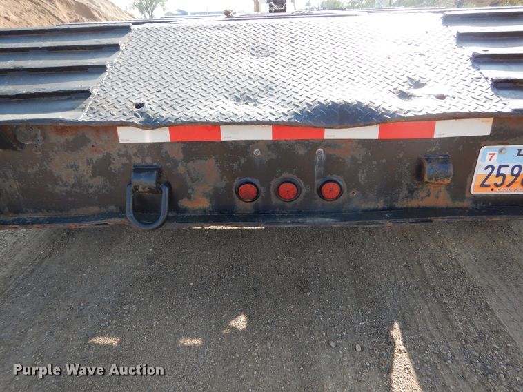 image for item DL6253 1997 Trail King  lowboy equipment trailer