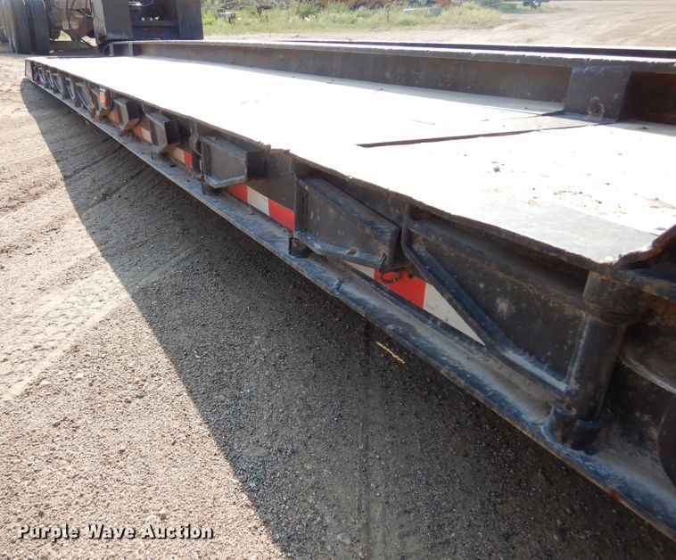 image for item DL6253 1997 Trail King  lowboy equipment trailer