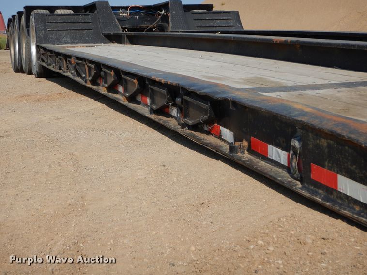 image for item DL6253 1997 Trail King  lowboy equipment trailer