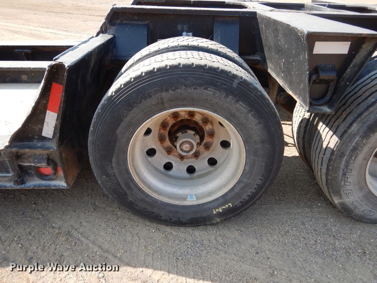 image for item DL6253 1997 Trail King  lowboy equipment trailer