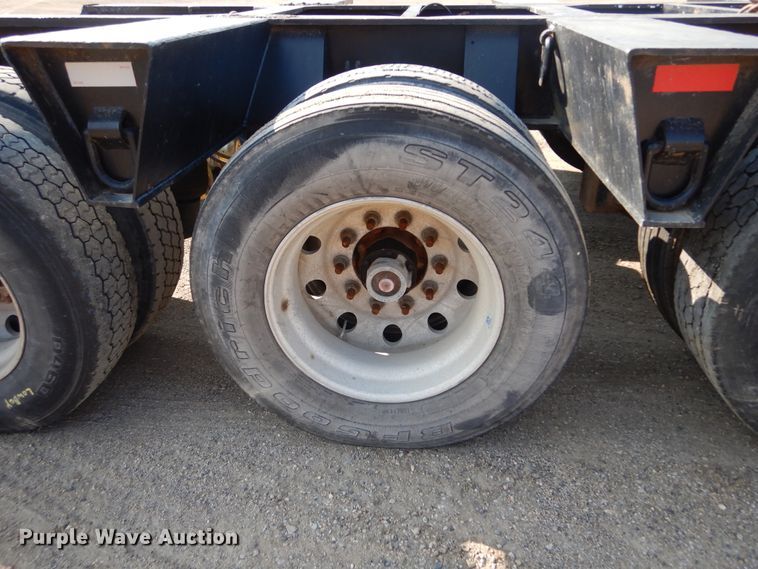 image for item DL6253 1997 Trail King  lowboy equipment trailer