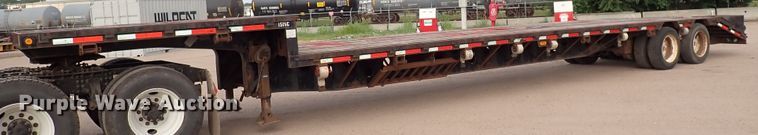 image for item DN1801 1996 Doonan  drop deck equipment trailer