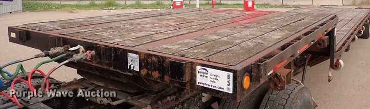 image for item DN1801 1996 Doonan  drop deck equipment trailer