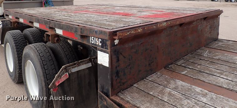 image for item DN1801 1996 Doonan  drop deck equipment trailer