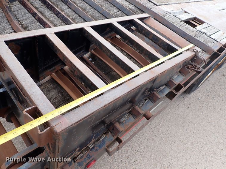 image for item DN1801 1996 Doonan  drop deck equipment trailer