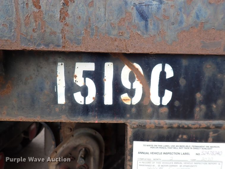 image for item DN1801 1996 Doonan  drop deck equipment trailer