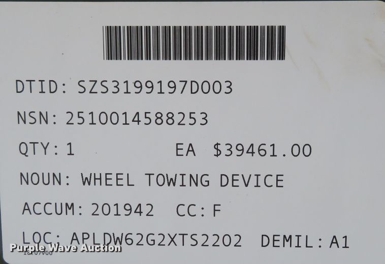 image for item FP9373 2003 Tru Hitch 250M  fifth wheel towing attachment