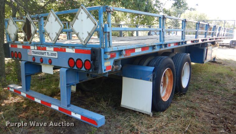 image for item HT9413 2007 Transcraft TL-2000  flatbed trailer