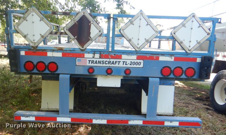 image for item HT9413 2007 Transcraft TL-2000  flatbed trailer