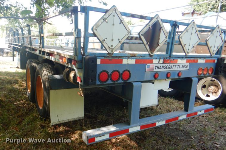 image for item HT9413 2007 Transcraft TL-2000  flatbed trailer