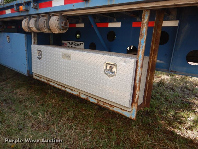 image for item HT9413 2007 Transcraft TL-2000  flatbed trailer