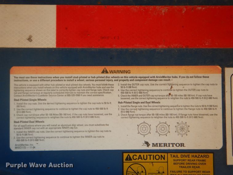 image for item HT9413 2007 Transcraft TL-2000  flatbed trailer