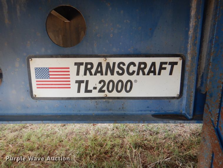 image for item HT9413 2007 Transcraft TL-2000  flatbed trailer