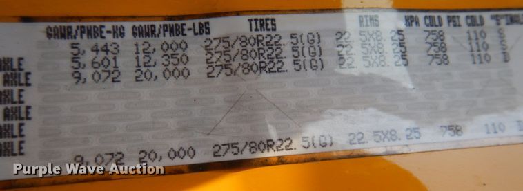 image for item JZ9860 2016 Freightliner Cascadia 125  semi truck