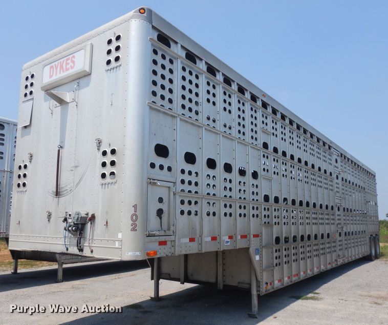 image for item KU9392 2007 Eby  livestock trailer