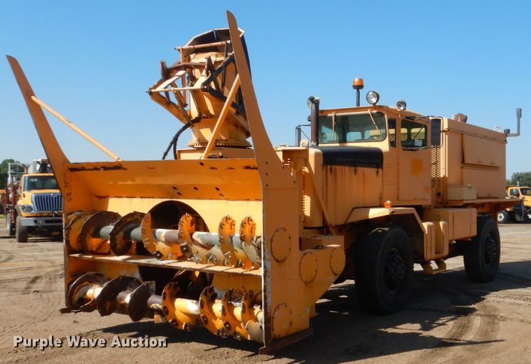 image for item DC8755 1982 Oshkosh WT-2206  snow blower truck