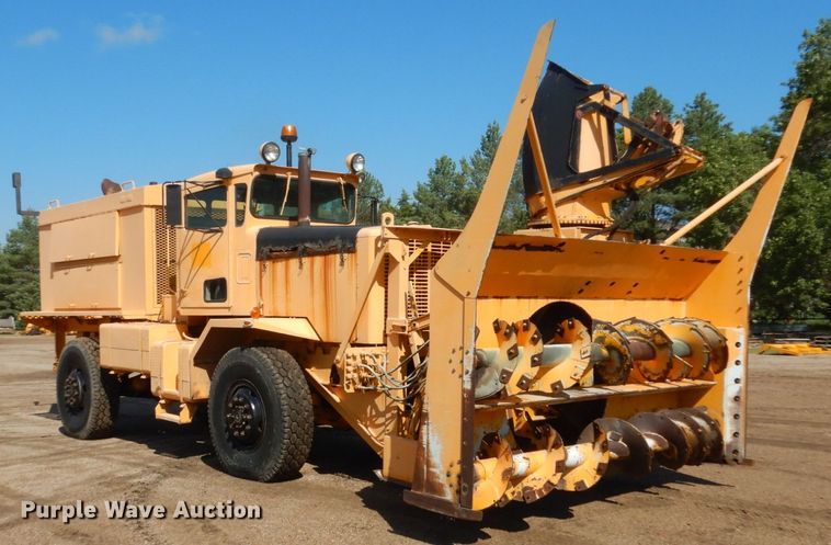 image for item DC8755 1982 Oshkosh WT-2206  snow blower truck
