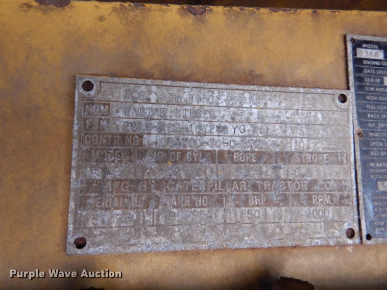 image for item DC8755 1982 Oshkosh WT-2206  snow blower truck