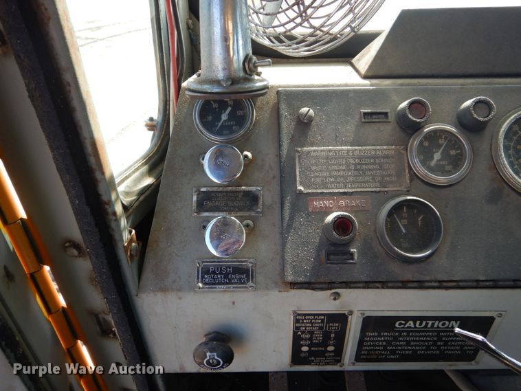 image for item DC8755 1982 Oshkosh WT-2206  snow blower truck