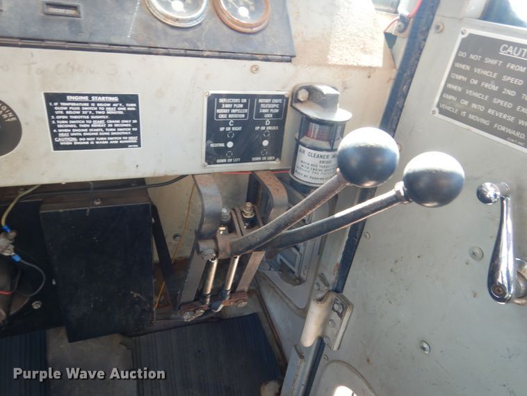 image for item DC8755 1982 Oshkosh WT-2206  snow blower truck