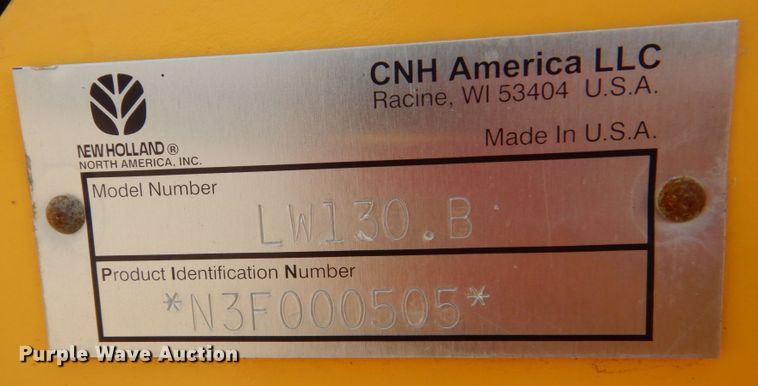 image for item DC8756 2005 New Holland LW130B  wheel loader