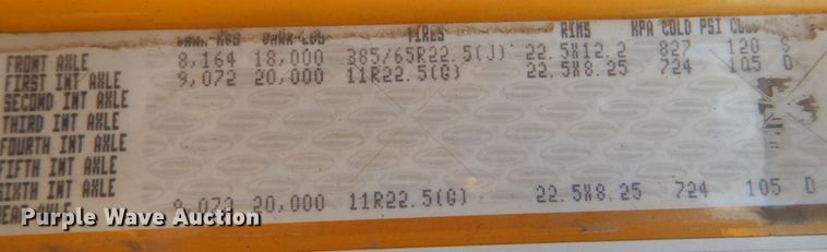 image for item DL6270 2005 Sterling LT9500  dump truck