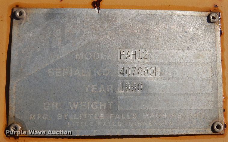 image for item DL6282 1990 Fiat-Allis PAH12  motor grader