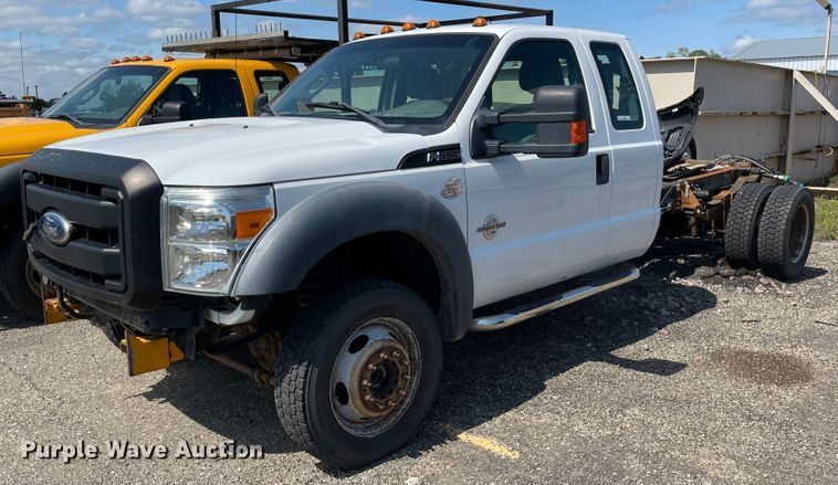 image for item KU9264 2012 Ford F550 XL  truck cab and chassis