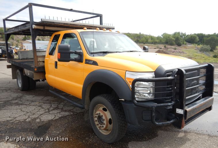 image for item KU9265 2013 Ford F550  flatbed truck