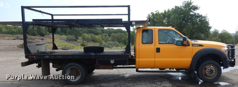 image for item KU9265 2013 Ford F550  flatbed truck